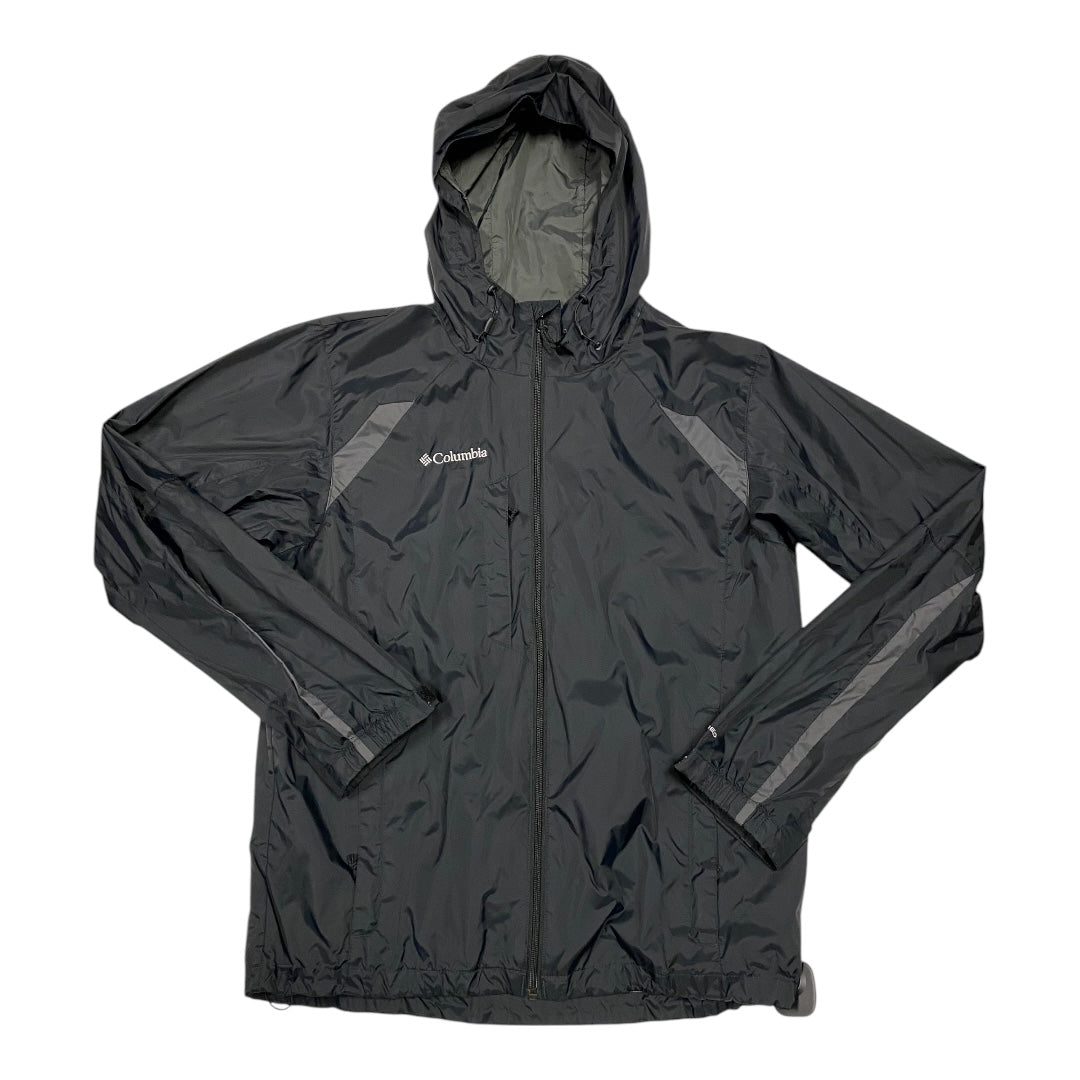 Jacket Windbreaker By Columbia In Black, Size: M