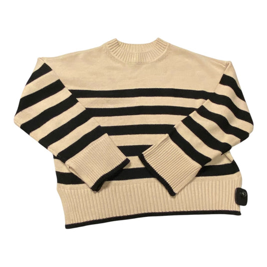 Sweater By Evereve In Black & Tan, Size: S