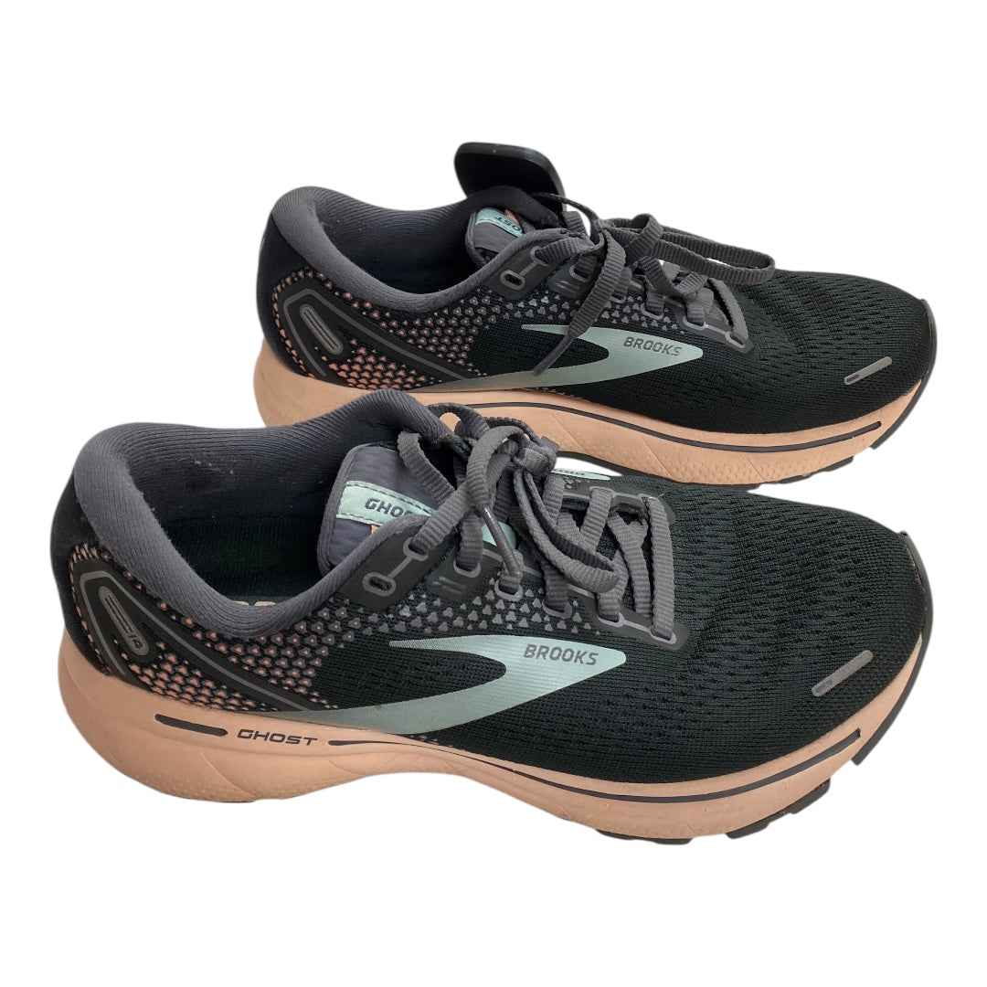 Shoes Athletic By Brooks In Black & Pink, Size: 7