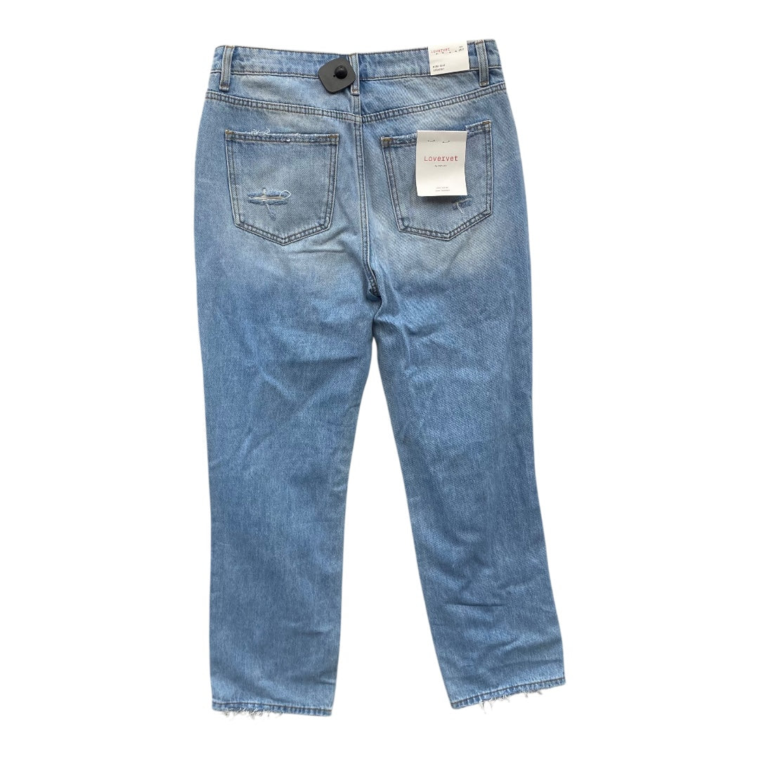 Jeans Straight By Vervet In Blue Denim, Size: 6