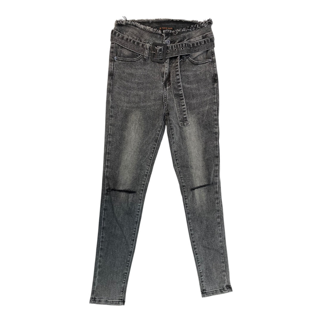 Jeans Skinny By Risen In Black Denim, Size: 2