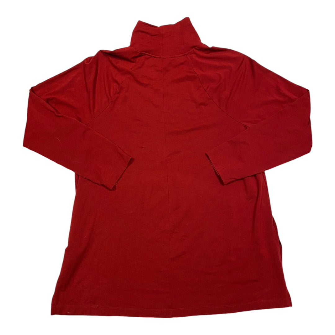 Tunic Long Sleeve By J. Jill In Red, Size: L