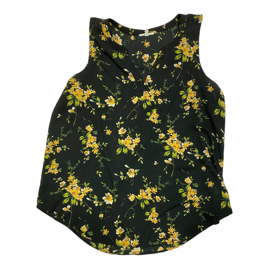 Top Sleeveless By Maurices In Black & Yellow, Size: 1x