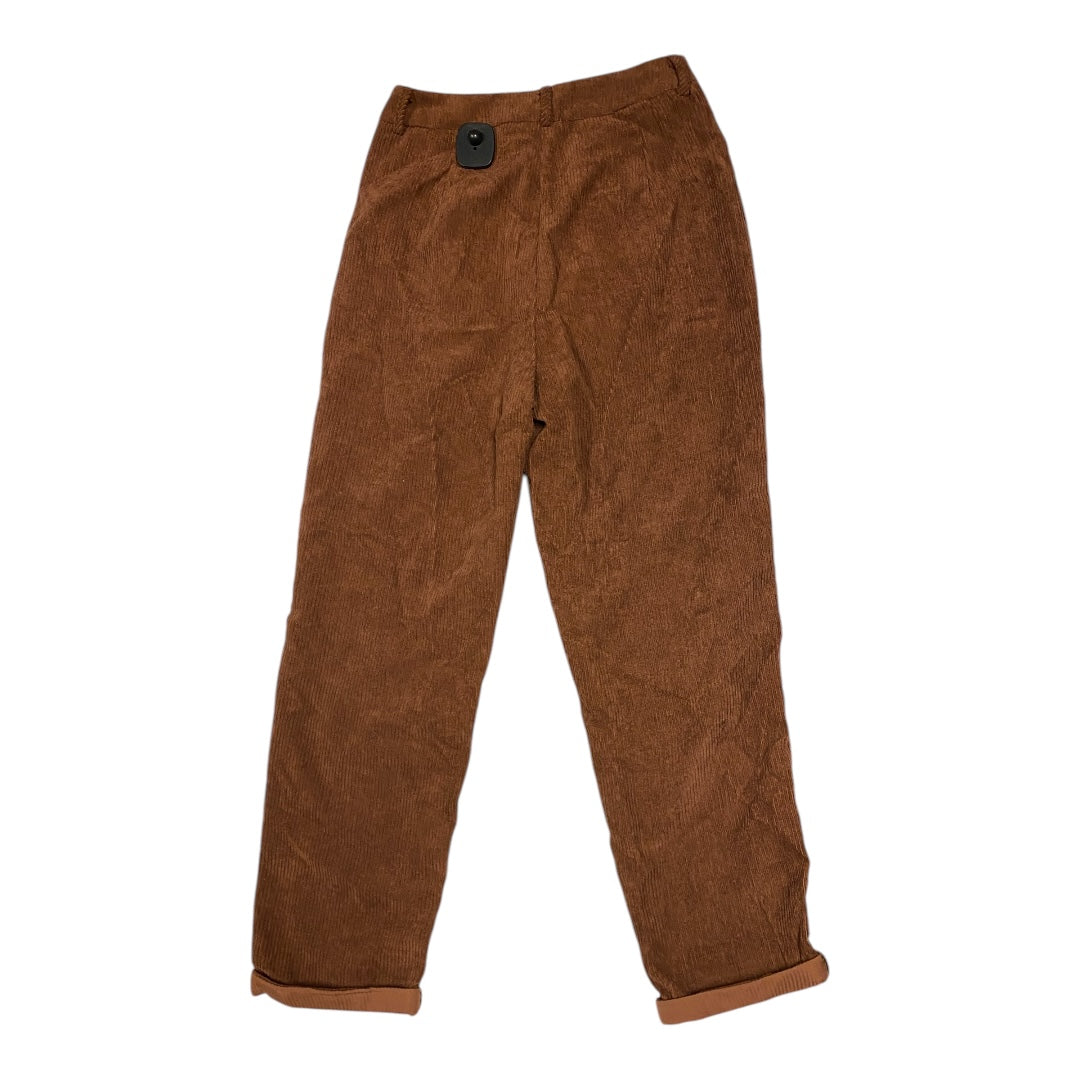 Pants Corduroy By Shein In Brown, Size: 4