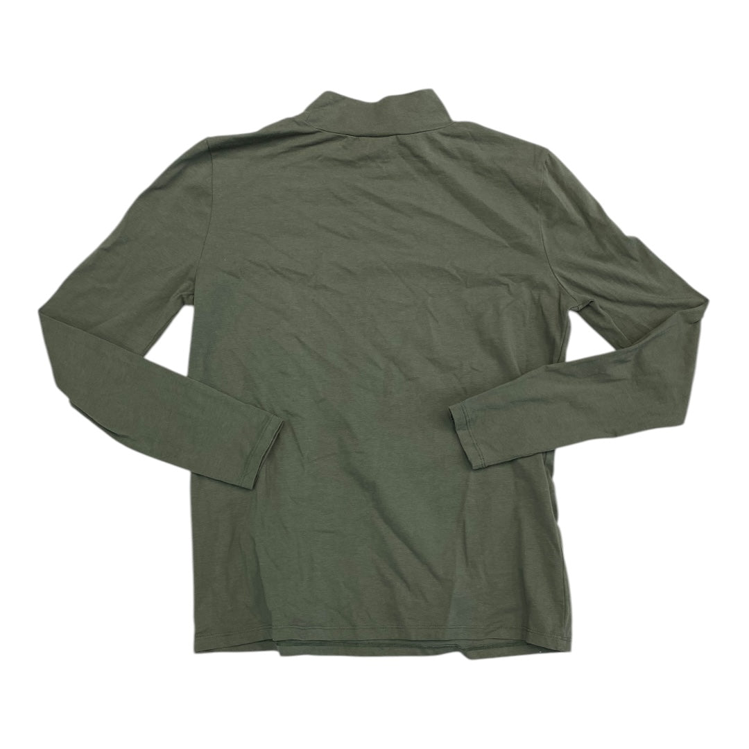 Top Long Sleeve Basic By Lascana In Green, Size: M