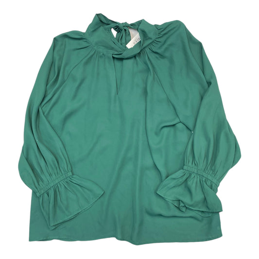 Top Long Sleeve By Oddi In Green, Size: 2x