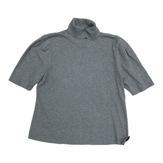 Top Short Sleeve By Alfani In Grey, Size: L