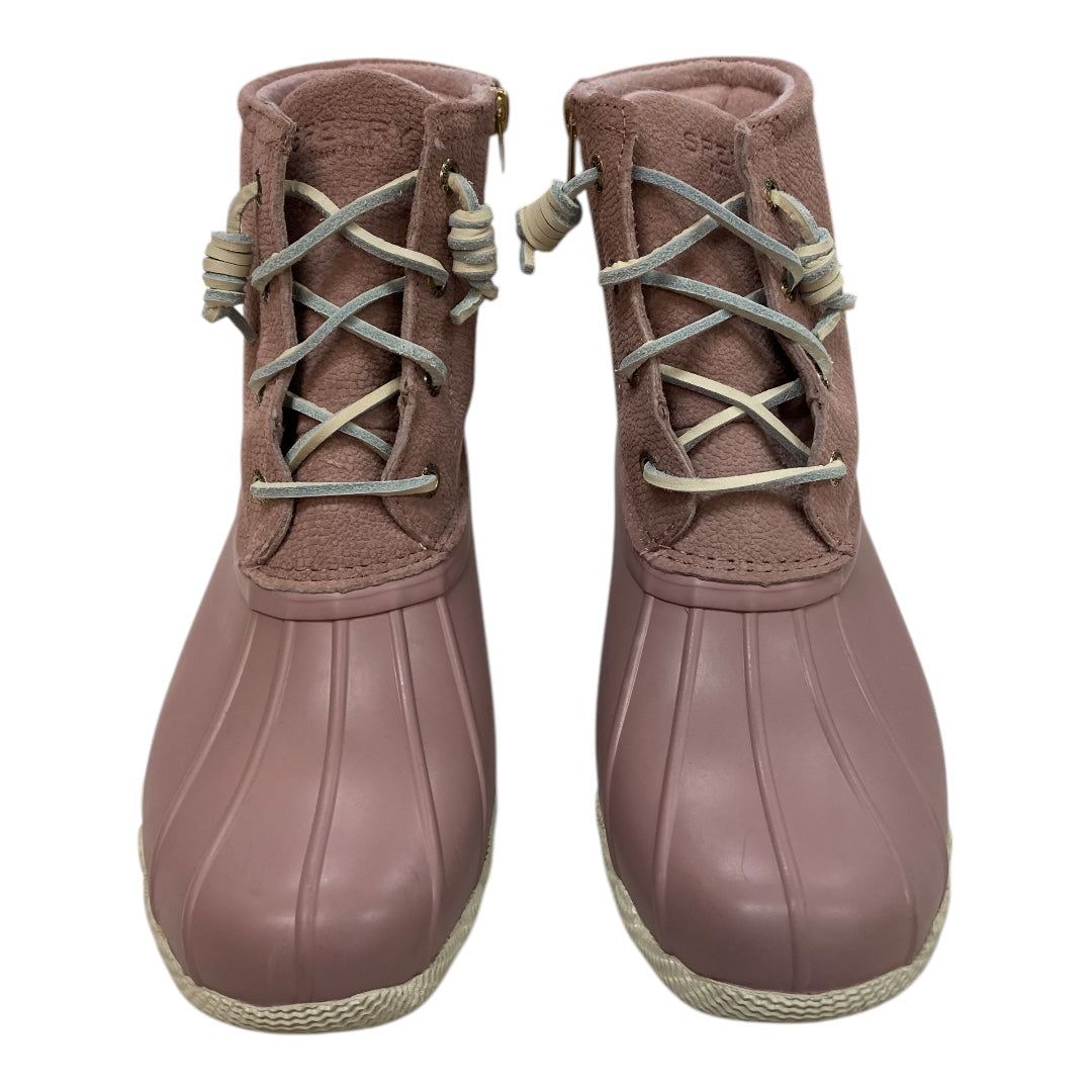 Boots Snow By Sperry In Pink, Size: 7.5