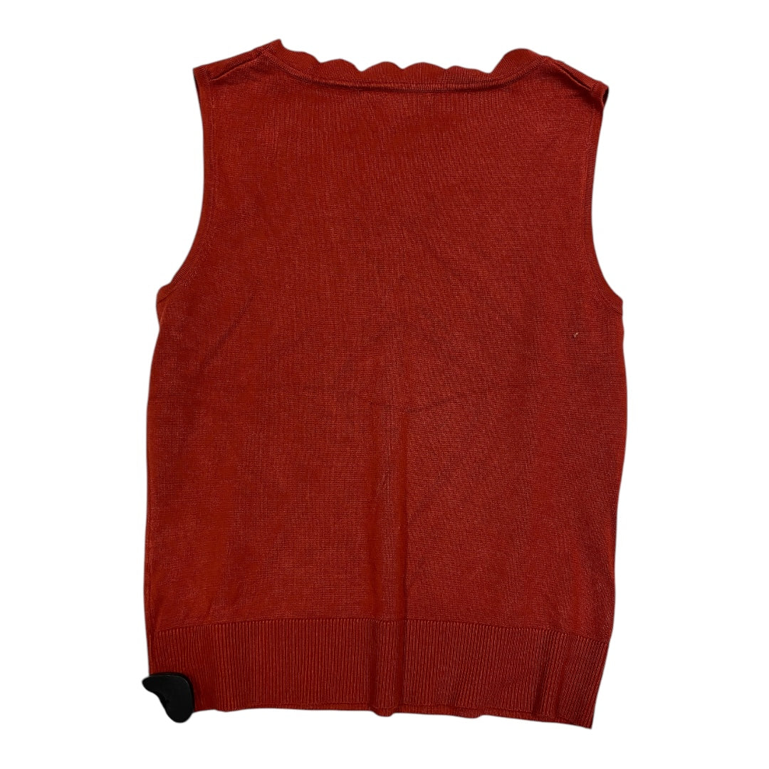 Top Sleeveless By Cable And Gauge In Red, Size: S