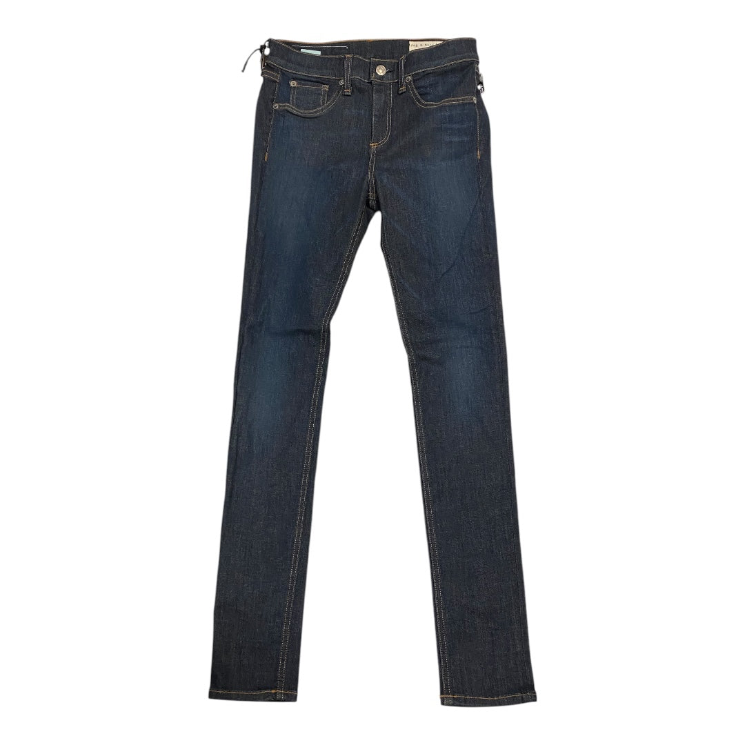 Jeans Skinny By Rag & Bones Jeans In Blue Denim, Size: 2