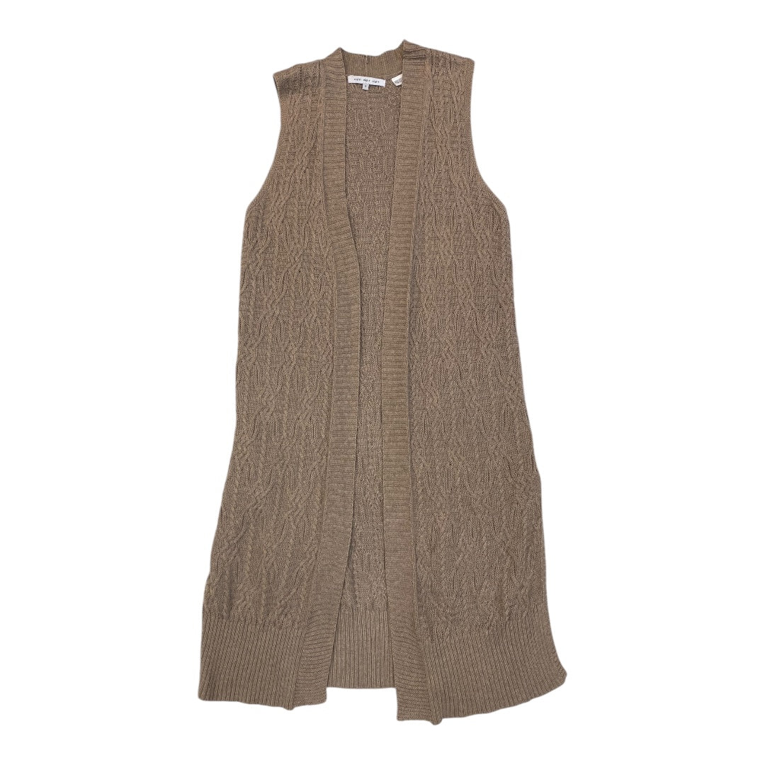 Vest Sweater By Eight Eight Eight In Brown, Size: S