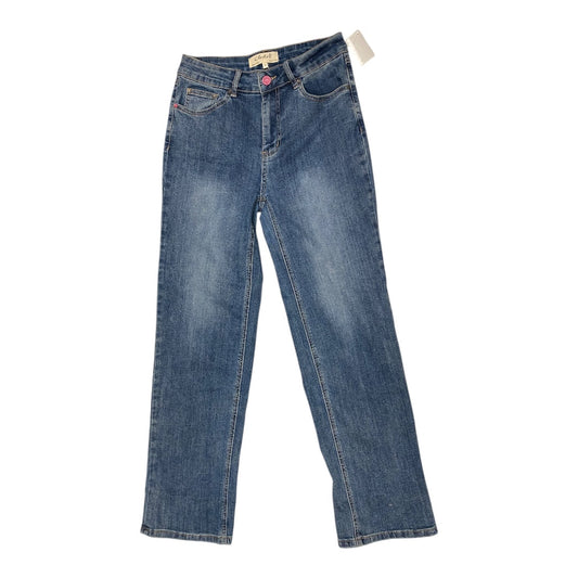 Jeans Straight By Charlie B In Blue Denim, Size: 2