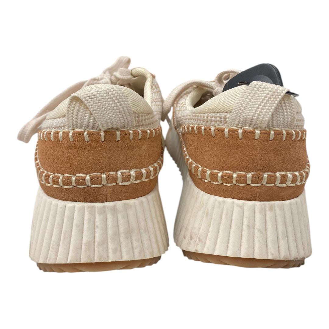 Shoes Sneakers By Dolce Vita In Tan & White, Size: 10