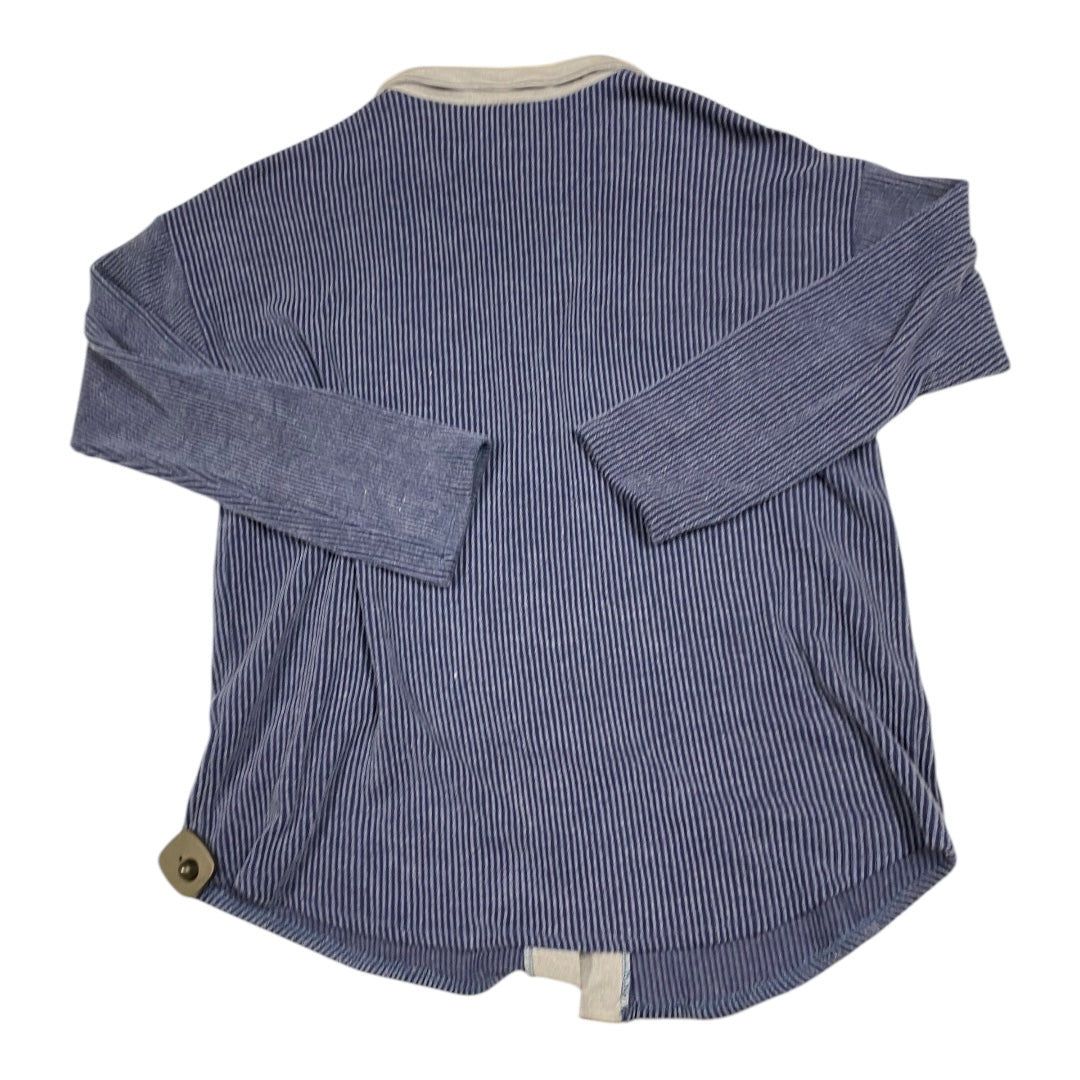 Top Long Sleeve By Cmc In Blue, Size: Xl