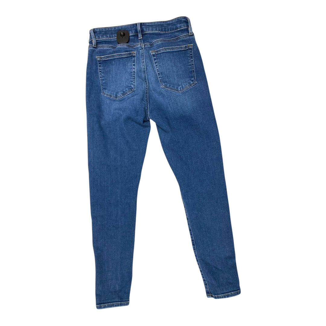 Jeans Skinny By Loft In Blue Denim, Size: 4