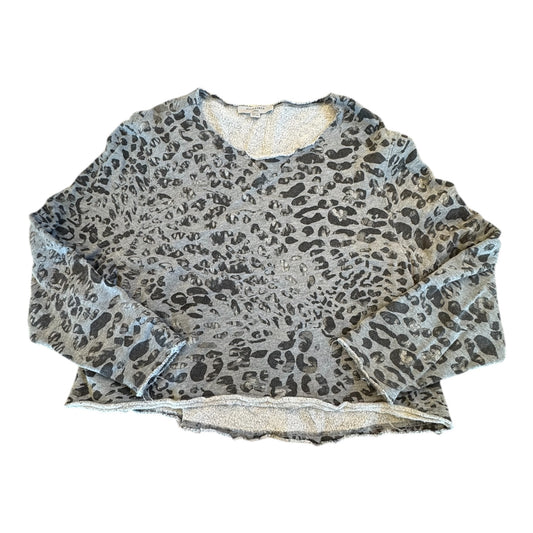 Sweatshirt Crewneck Designer By All Saints In Animal Print, Size: L