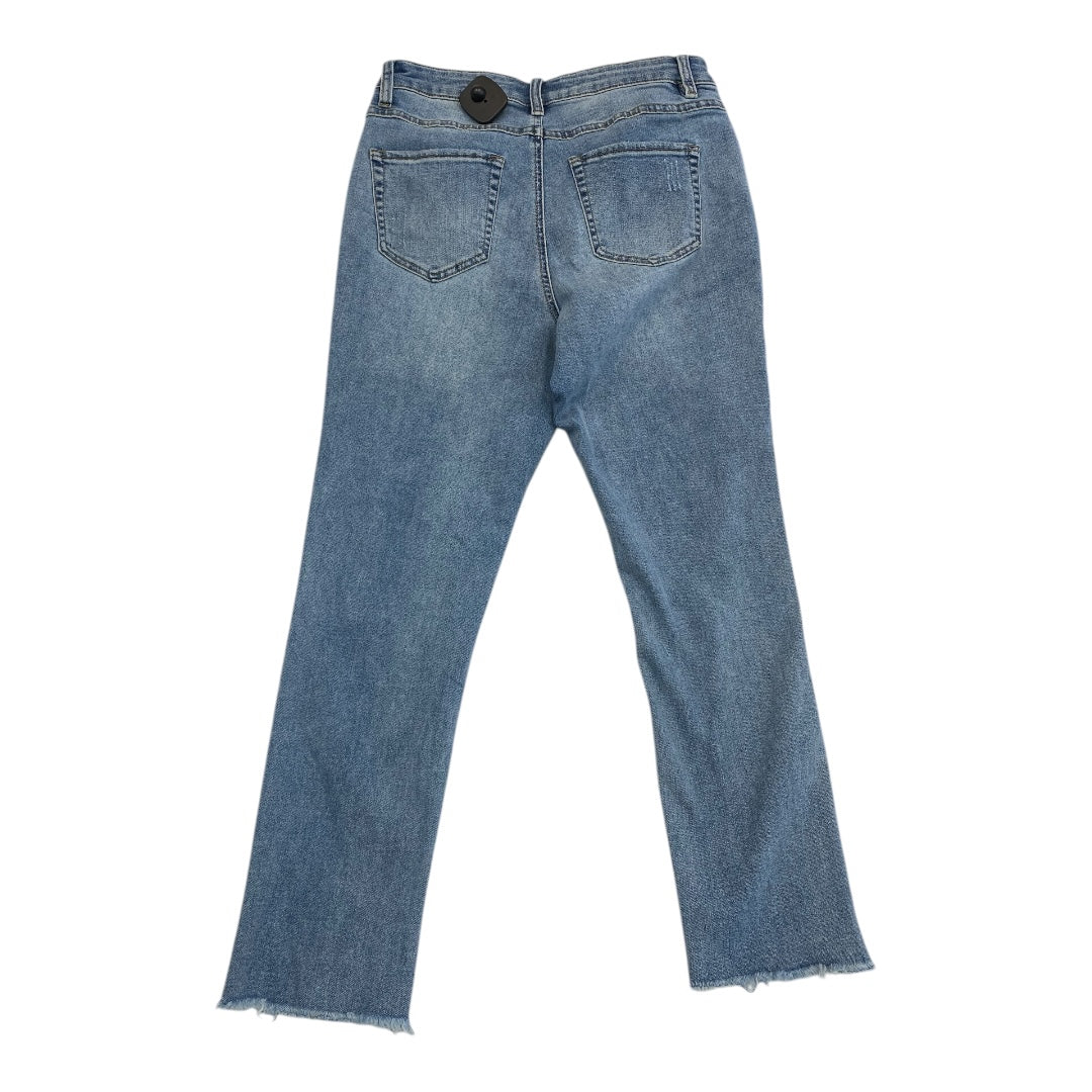 Jeans Straight By Mac & Me In Blue Denim, Size: 4