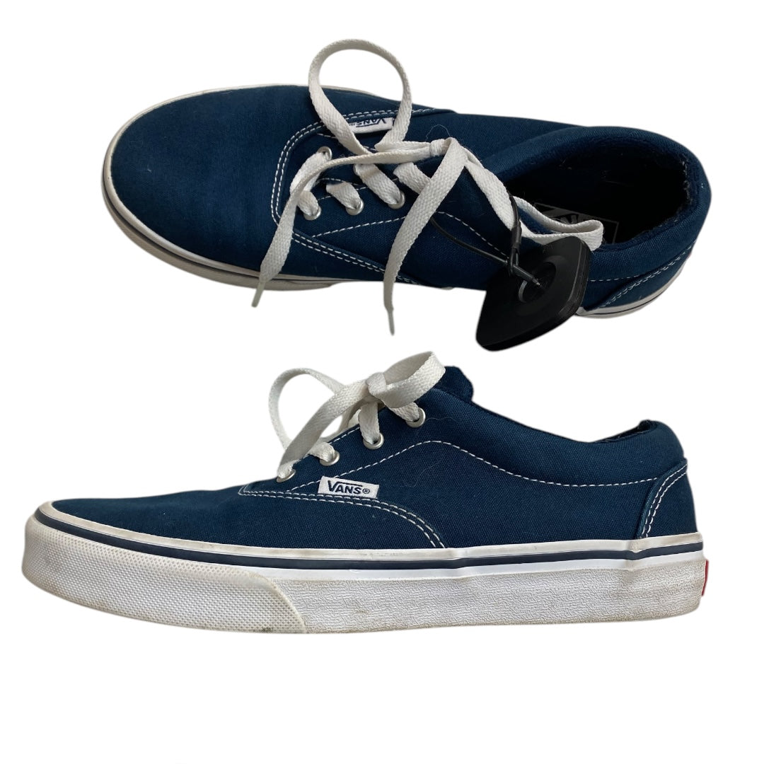 Shoes Sneakers By Vans In Blue, Size: 5.5