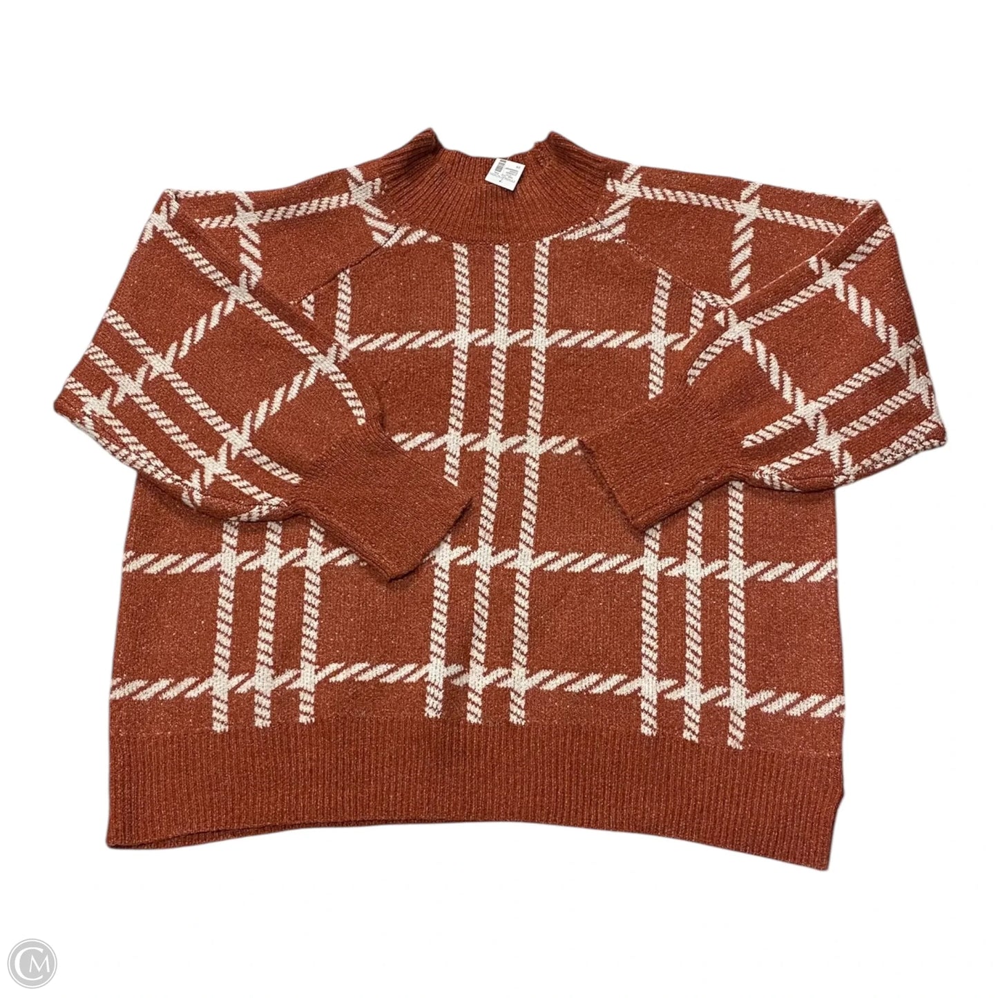 Sweater By Maurices In Orange, Size: 2x