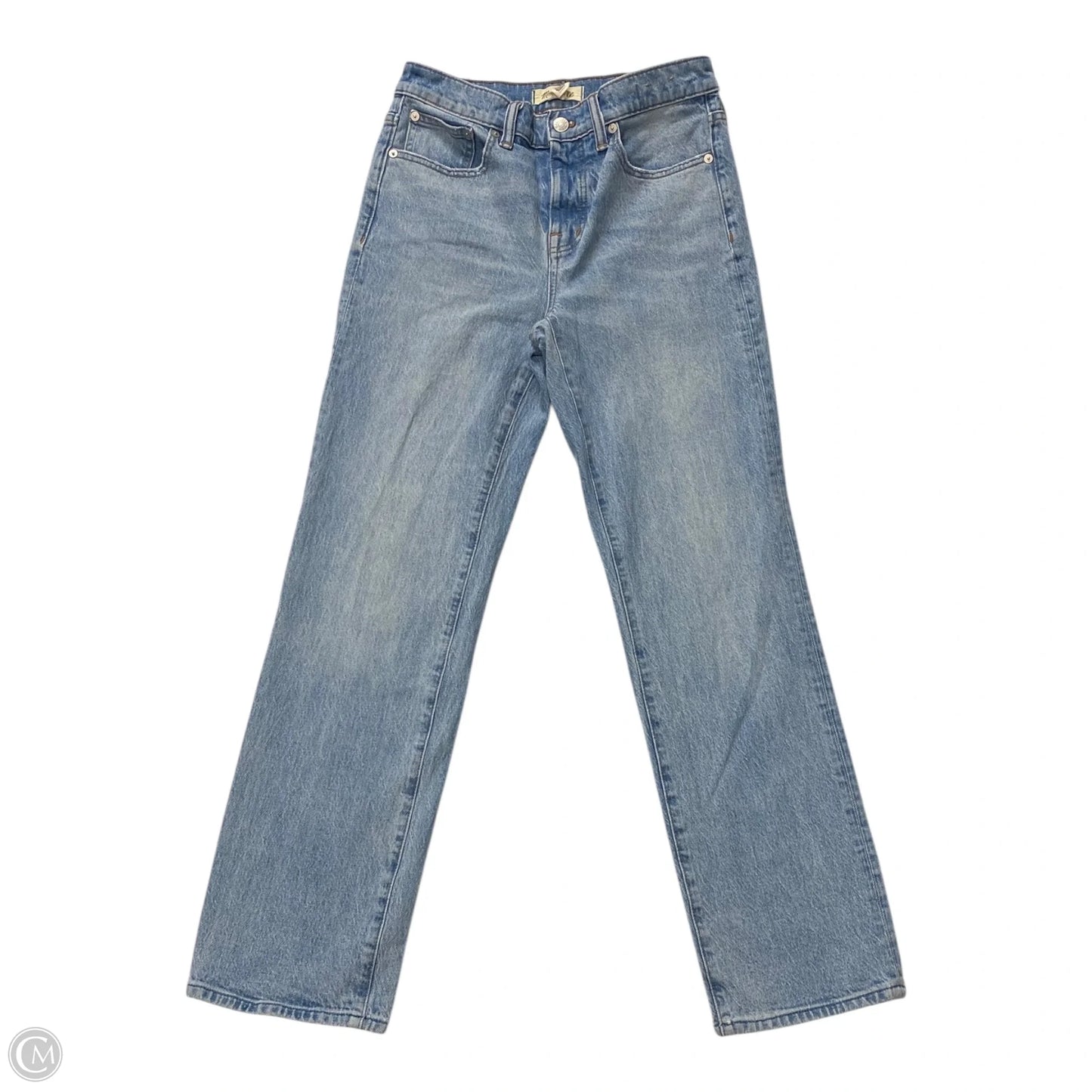 Jeans Straight By Madewell In Blue Denim, Size: 2