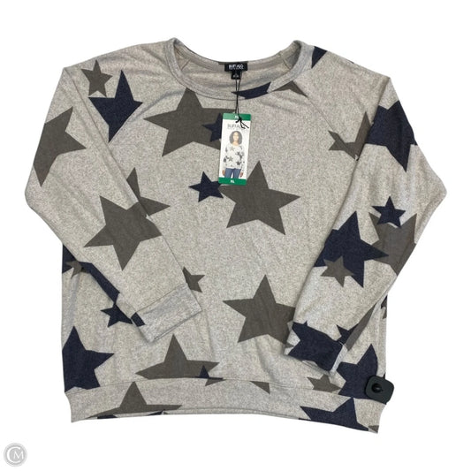 Sweater By Buffalo David Bitton In Blue & Grey, Size: Xl
