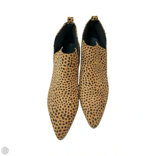 Shoes Heels Block By Clothes Mentor In Animal Print, Size: 10