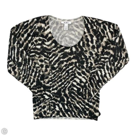 Sweater By White House Black Market In Animal Print, Size: M