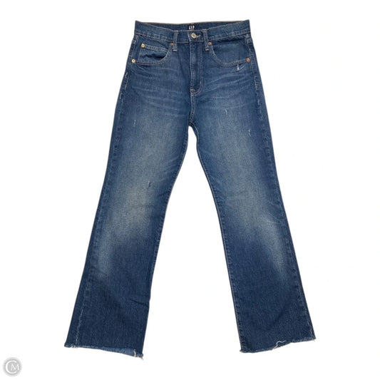 Jeans Straight By Gap In Blue Denim, Size: 2