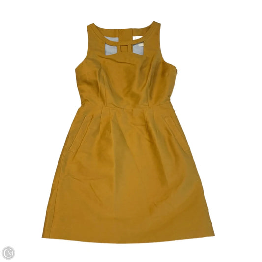 Dress Casual Midi By Maeve In Gold, Size: 6