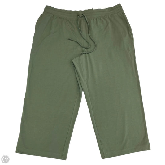 Capris By Style And Company In Green, Size: L