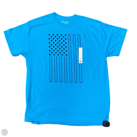 Top Short Sleeve By Cmc In Blue, Size: Xl