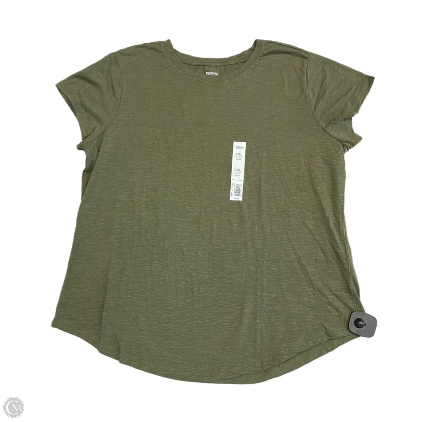 Top Short Sleeve By Sonoma In Green, Size: Xxl