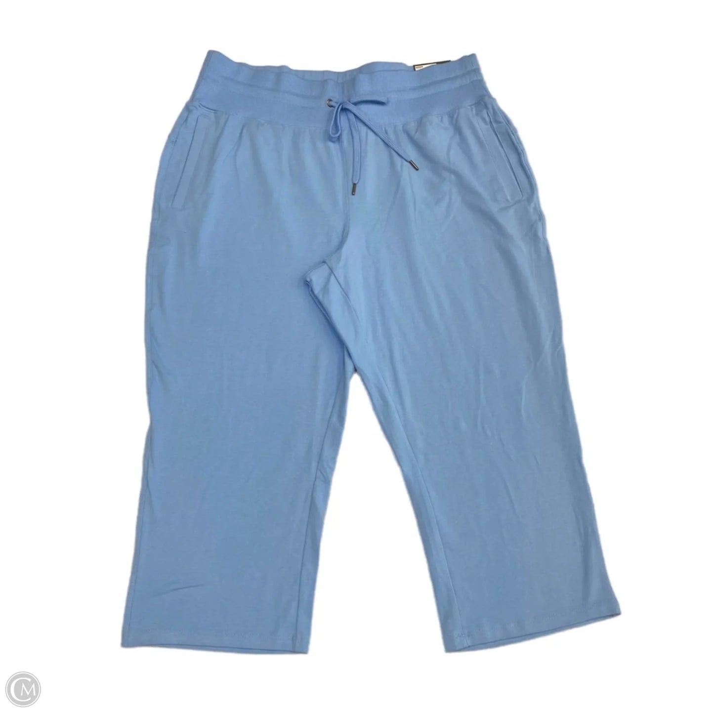 Capris By Tek Gear In Blue, Size: L