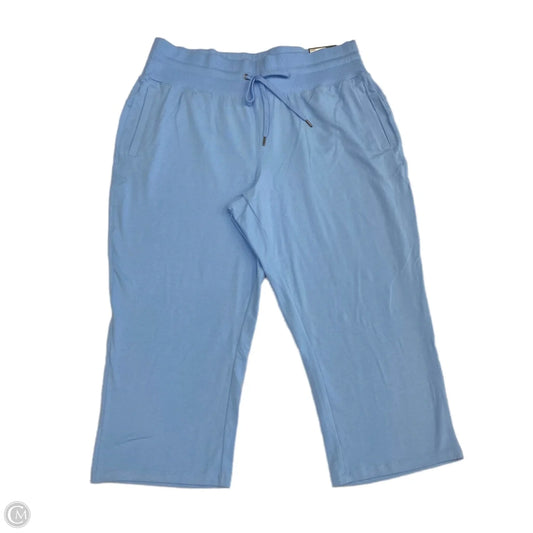Capris By Tek Gear In Blue, Size: L