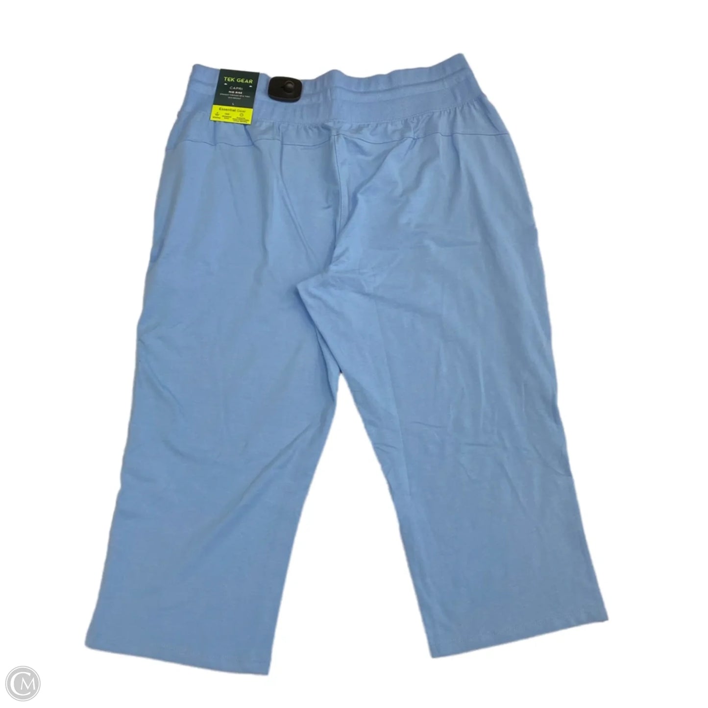 Capris By Tek Gear In Blue, Size: L