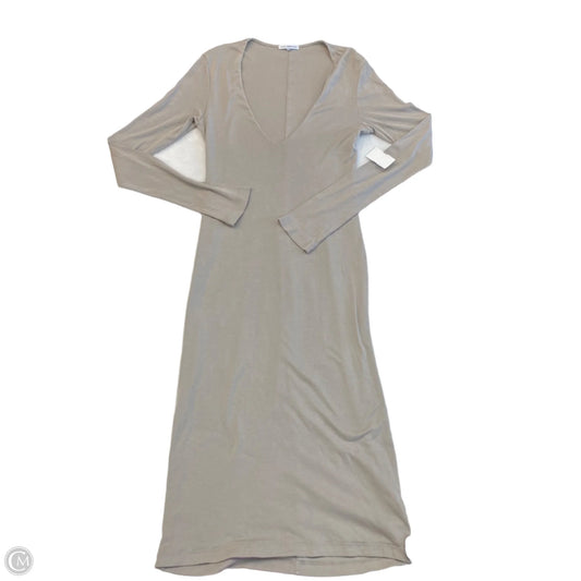 Dress Casual Maxi By James Perse In Beige, Size: L