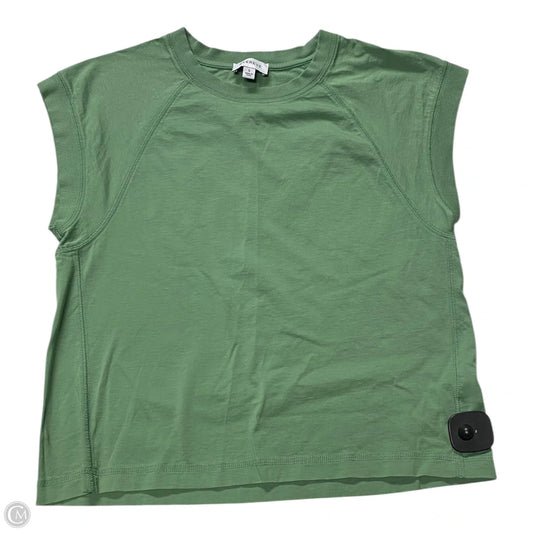 Top Short Sleeve By Evereve In Green, Size: S