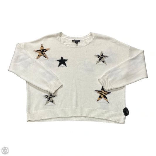 Sweater By Tribal In White, Size: Xl