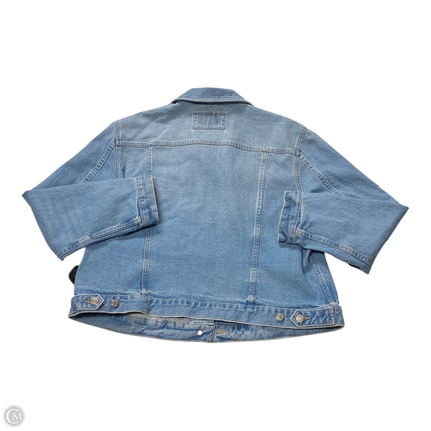 Jacket Denim By Loft In Blue, Size: Xlp