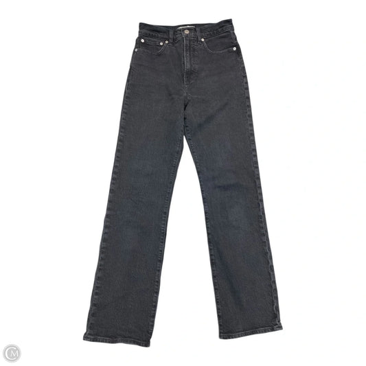 Jeans Straight By Madewell In Black, Size: 2