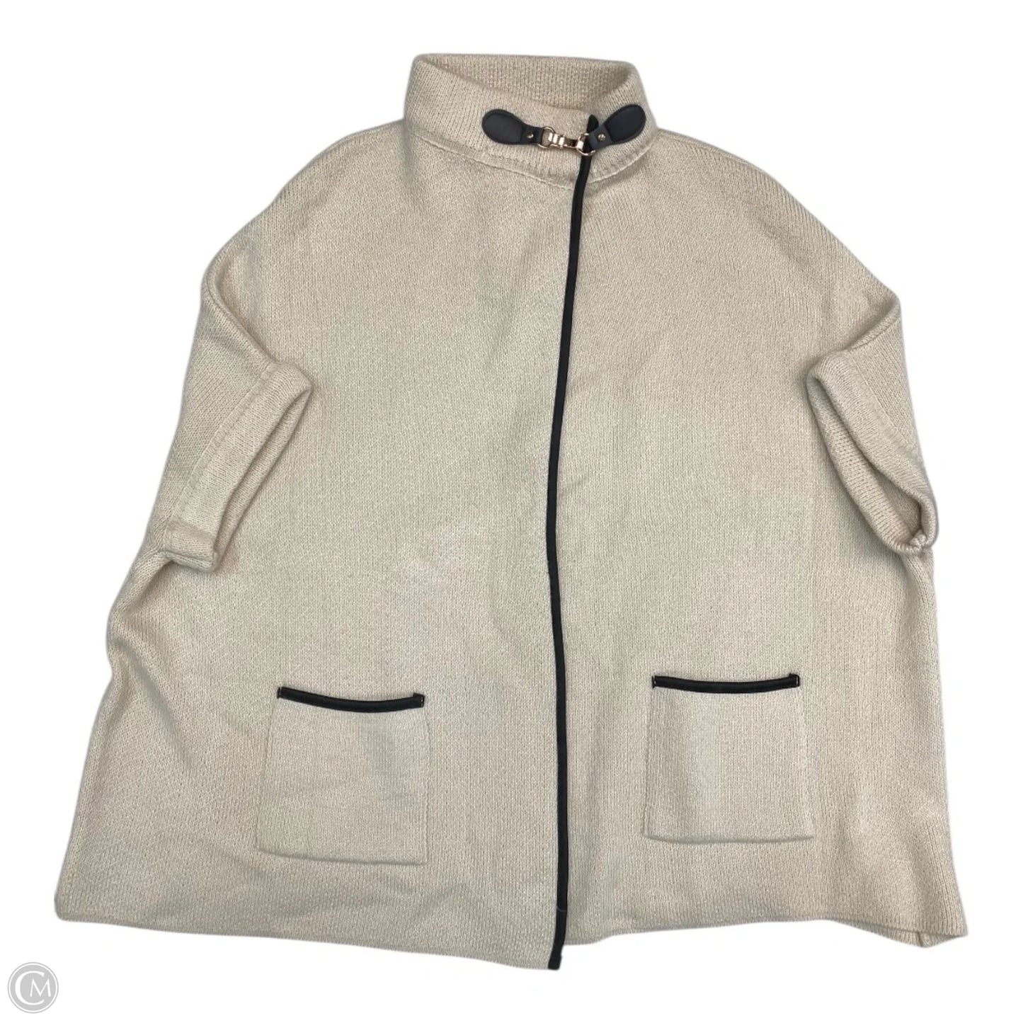 Sweater Cardigan By Apt 9 In Beige, Size: Osfm