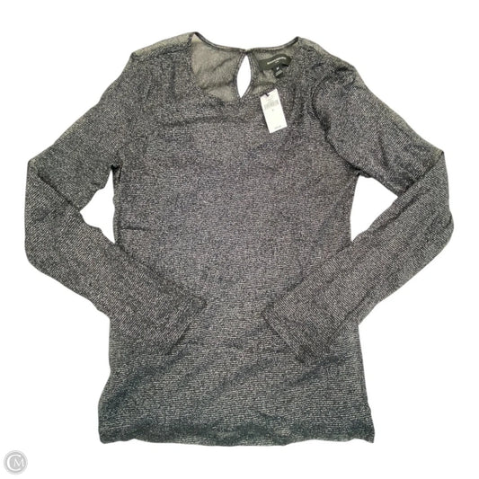 Top Long Sleeve By Banana Republic In Black, Size: M