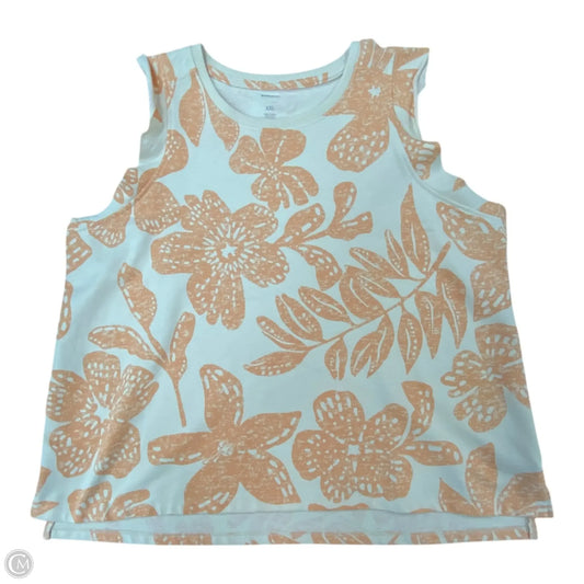 Top Sleeveless By Sonoma In Peach, Size: Xxl