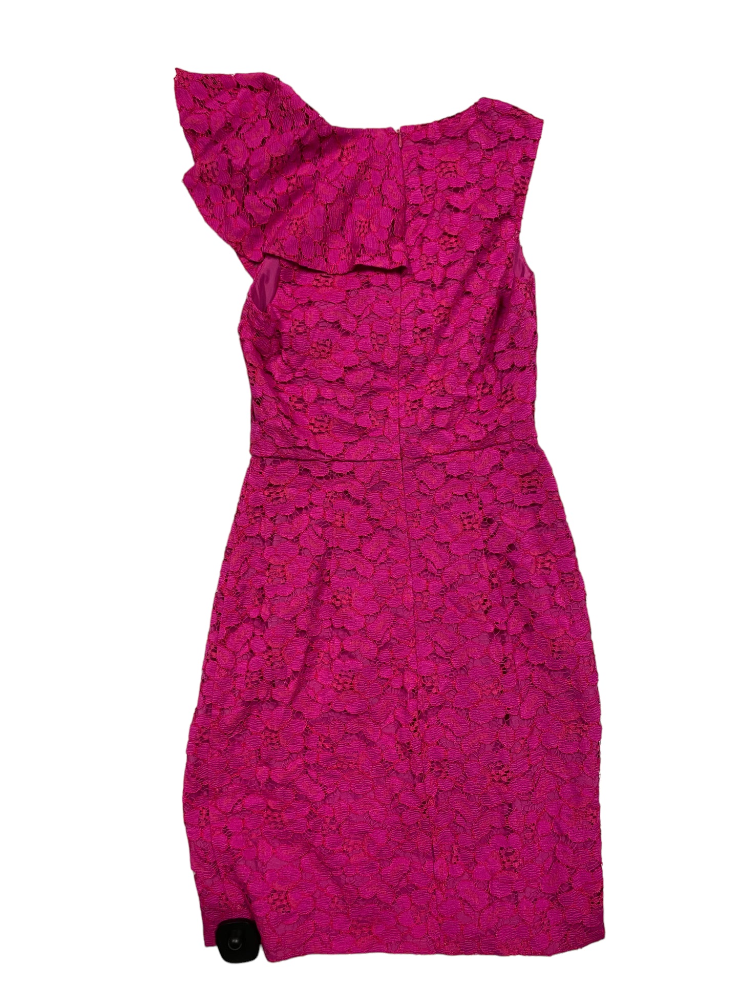 Pink Dress Party Midi Trina By Trina Turk, Size 0