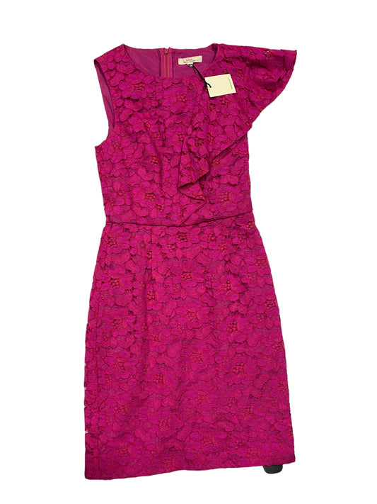 Pink Dress Party Midi Trina By Trina Turk, Size 0