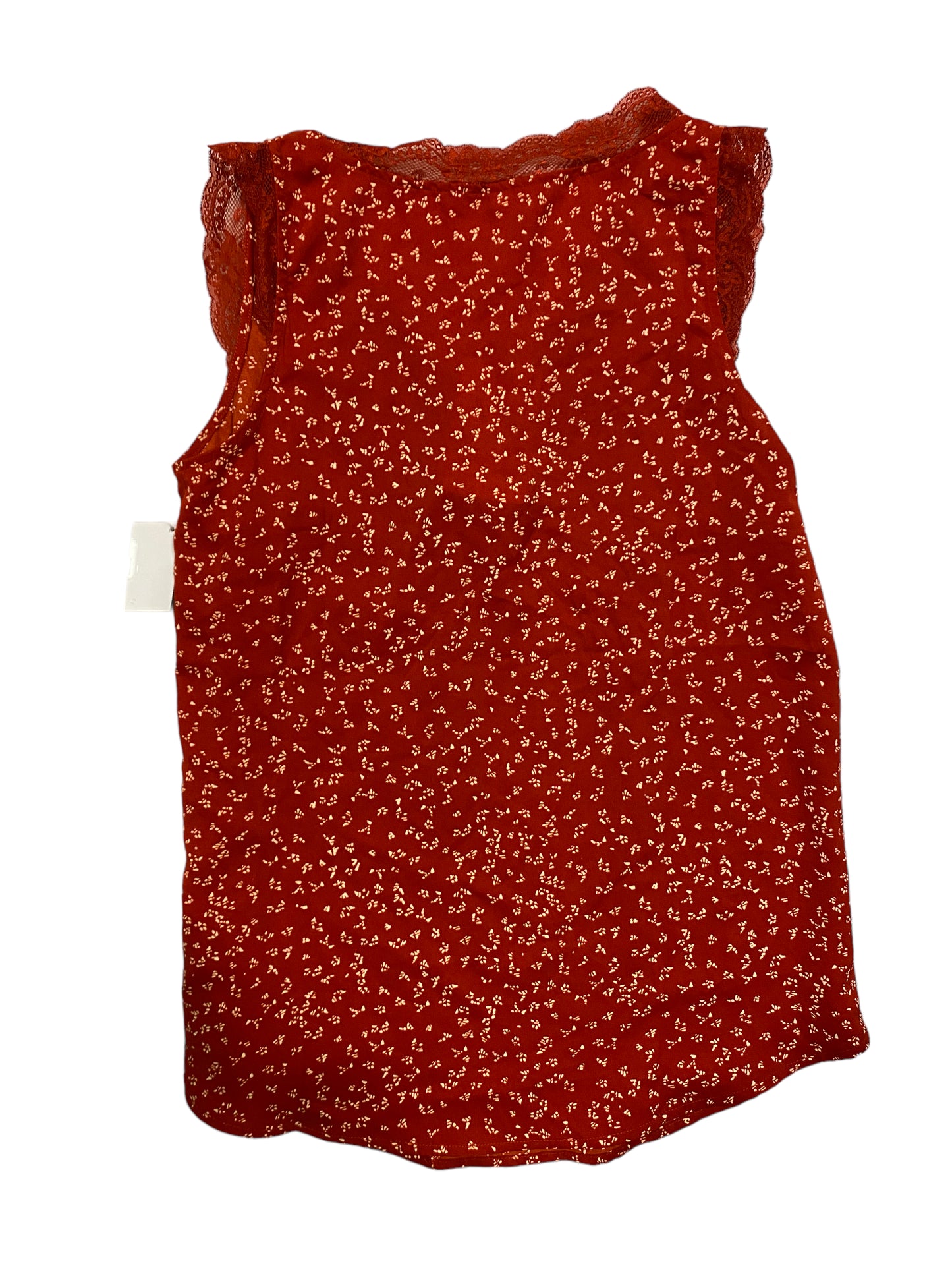 Red Top Sleeveless Clothes Mentor, Size S