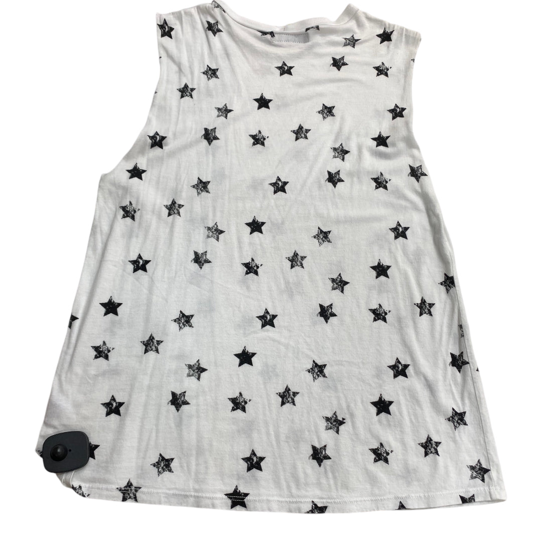 Top Sleeveless By MICHAEL LAUREN In Black & White, Size: S