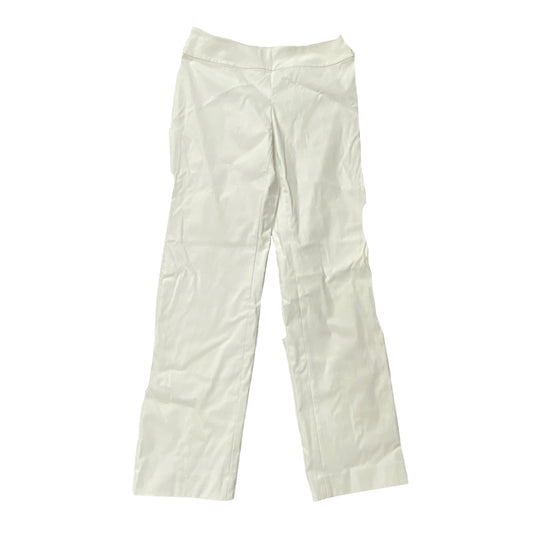 White Pants Cropped Nic + Zoe, Size 8