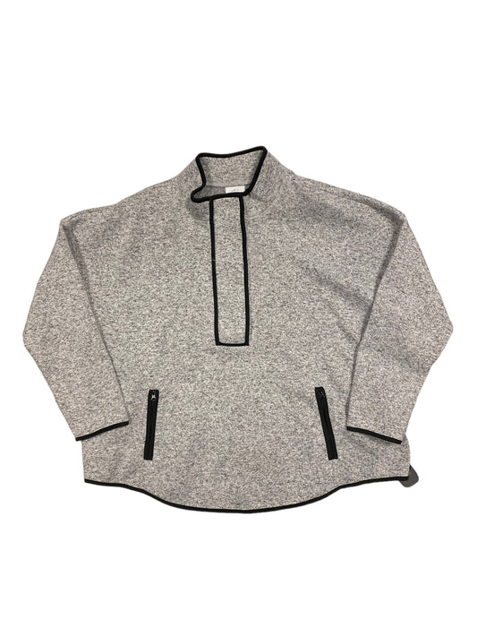 Black & Grey Athletic Fleece J. Jill, Size 3x