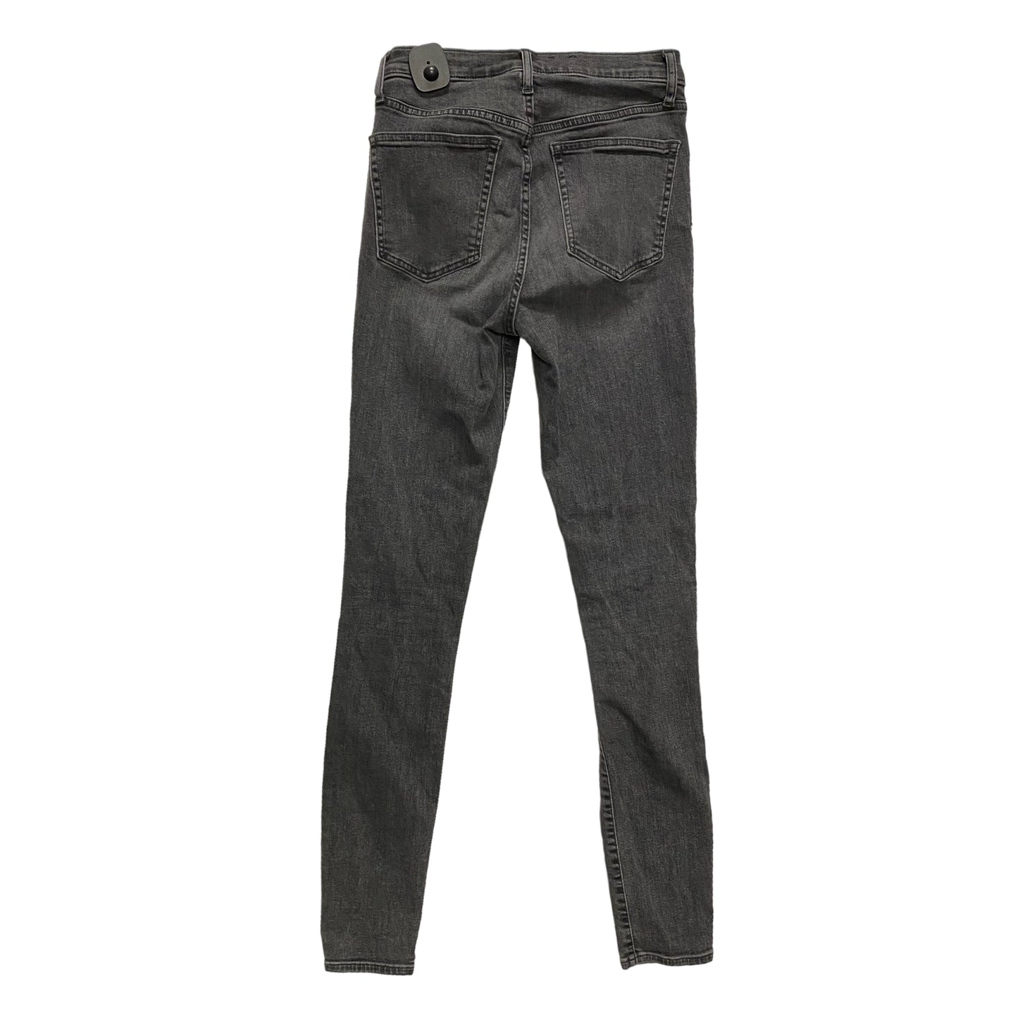 Jeans Skinny By Gap In Grey Denim, Size: 4l